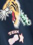 Kenzo Kids Hoodie met tijgerprint Blauw - Thumbnail 3
