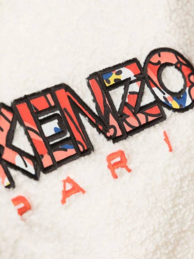 Kenzo Kids Jack met geborduurd logo Beige