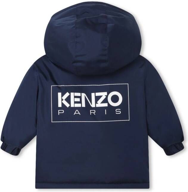 Kenzo Kids Jack met logoprint Blauw