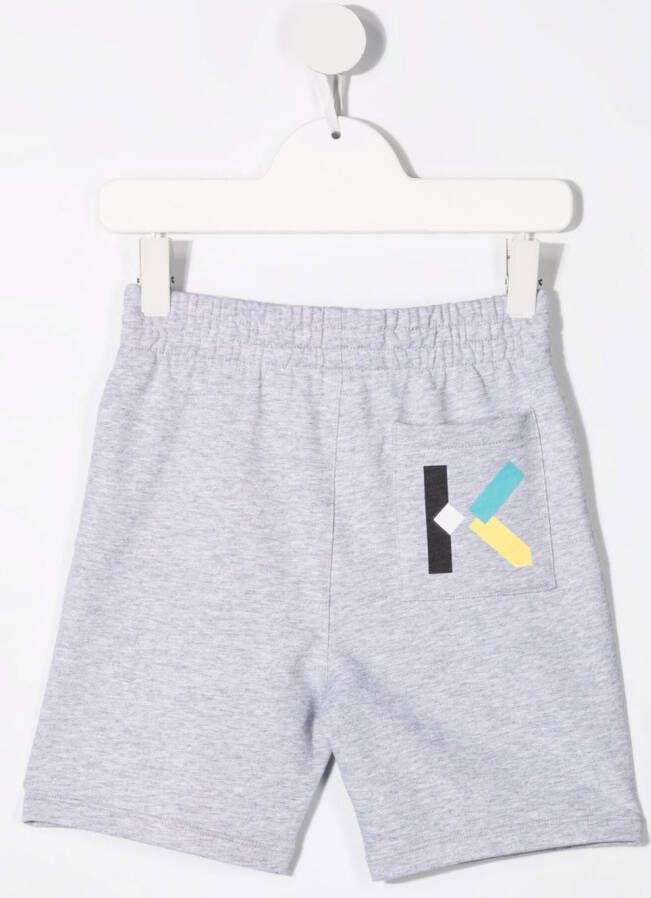 Kenzo Kids Jersey shorts Grijs