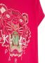 Kenzo Kids Jurk met geborduurd logo Roze - Thumbnail 3