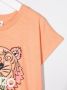 Kenzo Kids Jurk met tijgerprint Oranje - Thumbnail 3