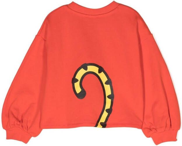 Kenzo Kids Katoenen sweater Oranje
