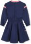 Kenzo Kids Jurk verfraaid met logo Blauw - Thumbnail 2