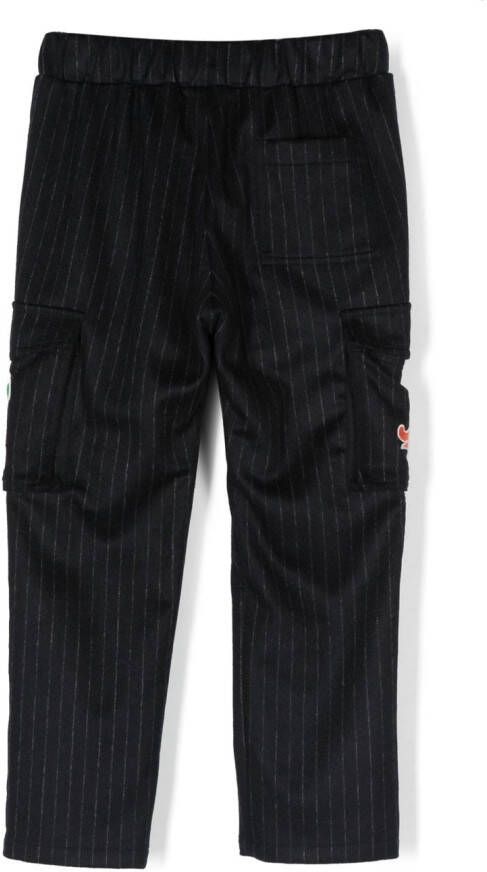 Kenzo Kids Broek met logopatch Blauw