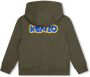 Kenzo Kids Hoodie met logopatch Groen - Thumbnail 2