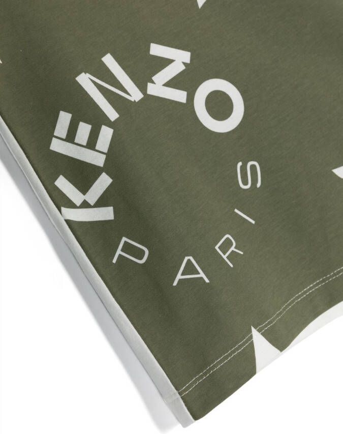 Kenzo Kids T-shirt met logoprint Wit