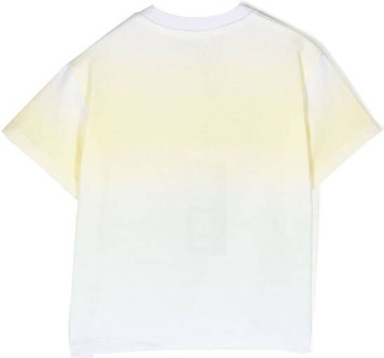 Kenzo Kids T-shirt met logoprint Geel