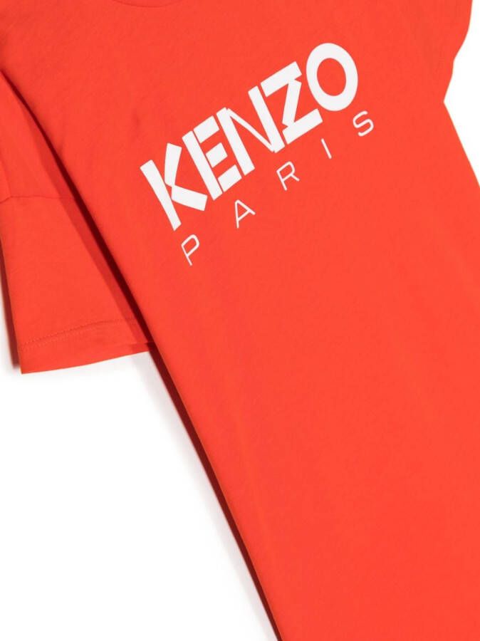 Kenzo Kids T-shirt met logoprint Rood
