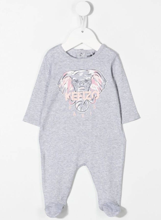 Kenzo Kids Pyjama met logoprint Grijs