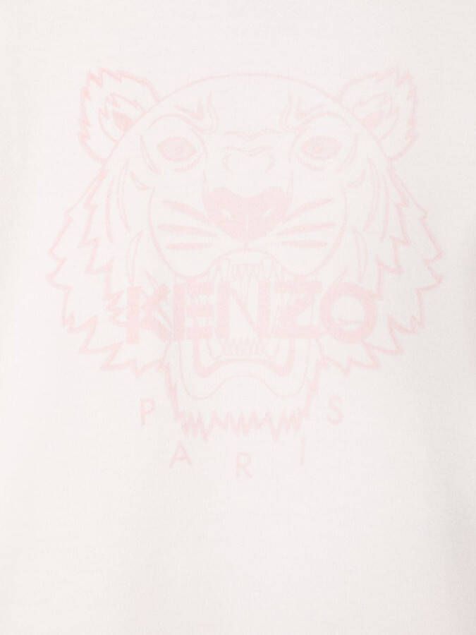 Kenzo Kids Romper met tijgerprint Wit