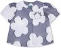 Kenzo Kids Shirt met bloe print Blauw - Thumbnail 3