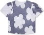 Kenzo Kids Shirt met bloe print Blauw - Thumbnail 4