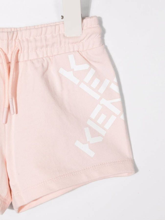 Kenzo Kids Shorts met logoprint Roze