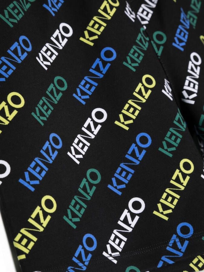Kenzo Kids Shorts met logoprint Zwart