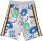 Kenzo Kids Shorts met zijstreep Grijs - Thumbnail 2