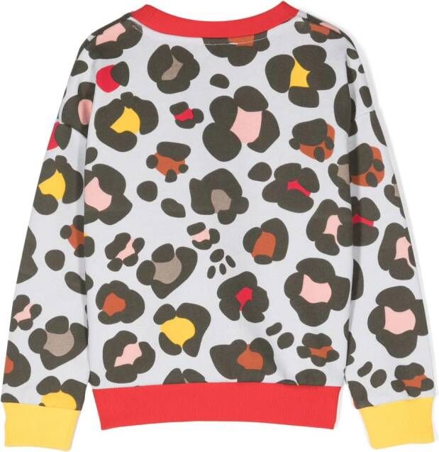 Kenzo Kids Sweater met dierenprint Beige