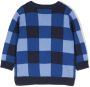 Kenzo Kids Sweater met geborduurd logo Blauw - Thumbnail 2