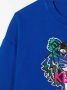 Kenzo Kids Sweater met geborduurde tijgerkop Blauw - Thumbnail 4