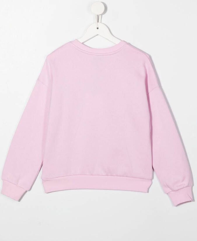 Kenzo Kids Sweater met grafische print Roze