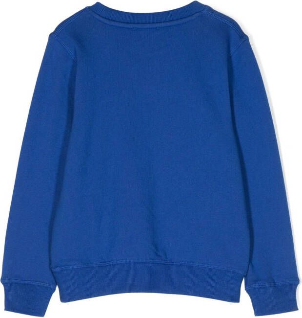 Kenzo Kids Sweater met jungleprint Blauw