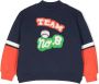 Kenzo Kids Sweater met logopatch Blauw - Thumbnail 2