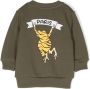 Kenzo Kids Sweater met logoprint Groen - Thumbnail 2