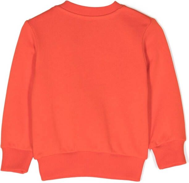 Kenzo Kids Sweater met logoprint Oranje
