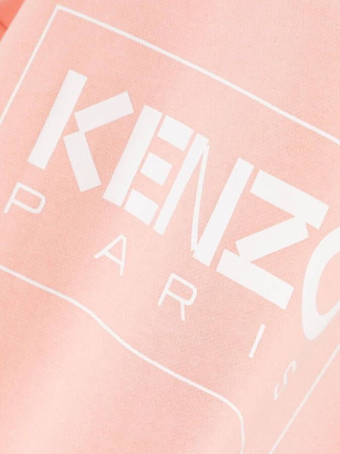 Kenzo Kids Sweater met logoprint Roze