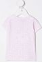 Kenzo Kids T-shirt met logoprint Roze - Thumbnail 1