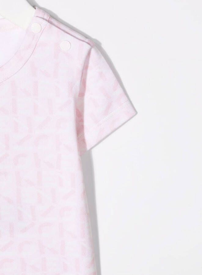 Kenzo Kids T-shirt met logoprint Roze