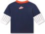 Kenzo Kids T-shirt met print Blauw - Thumbnail 2