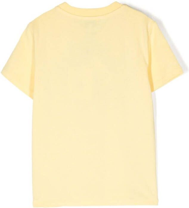 Kenzo Kids T-shirt met print Geel