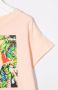 Kenzo Kids T-shirtjurk met print Roze - Thumbnail 3