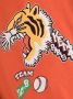 Kenzo Kids T-shirt met tijgerprint Oranje - Thumbnail 3