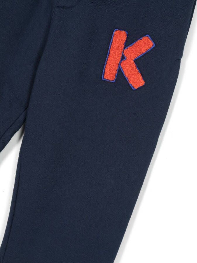 Kenzo Kids Trainingsbroek met logopatch Blauw