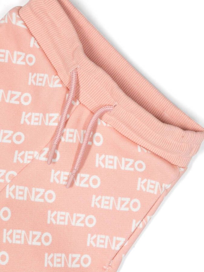 Kenzo Kids Trainingspak met logoprint Roze