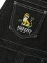 Kenzo Kids Tuinbroekjurk met geborduurd logo Zwart - Thumbnail 3