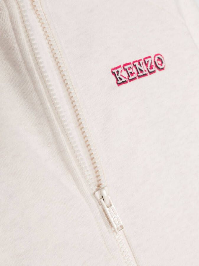 Kenzo Kids Vest met logoprint Beige
