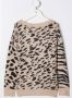 Kenzo Kids Vest met luipaardprint Beige - Thumbnail 2