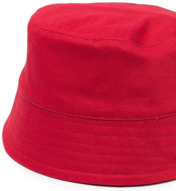 Kenzo Kids Vissershoed met tijgerprint Rood