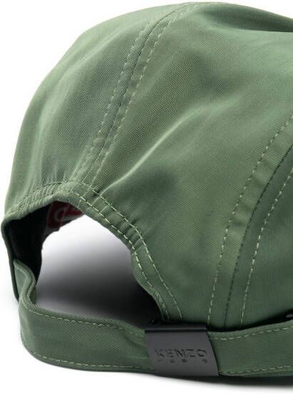 Kenzo Honkbalpet met logopatch Groen