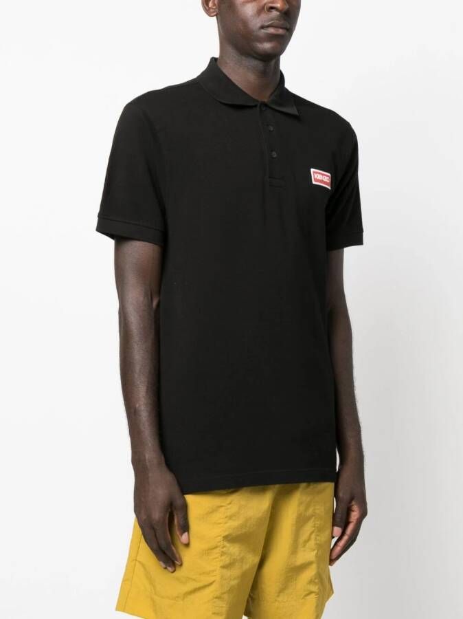 Kenzo Poloshirt met logopatch Zwart