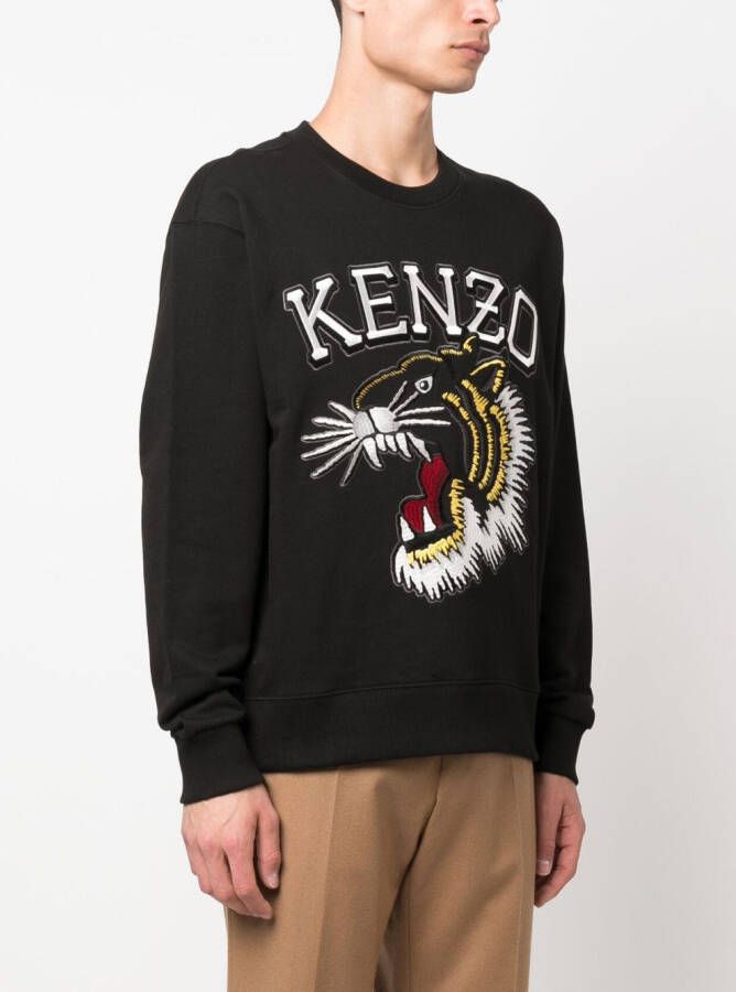 Kenzo Sweater met logoprint Zwart