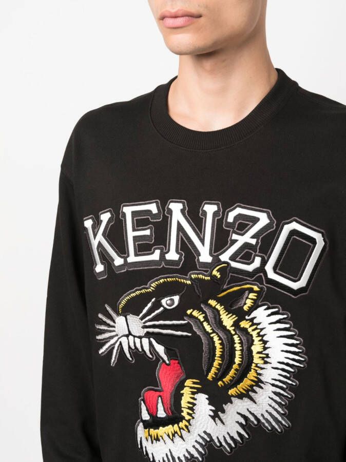 Kenzo Sweater met logoprint Zwart