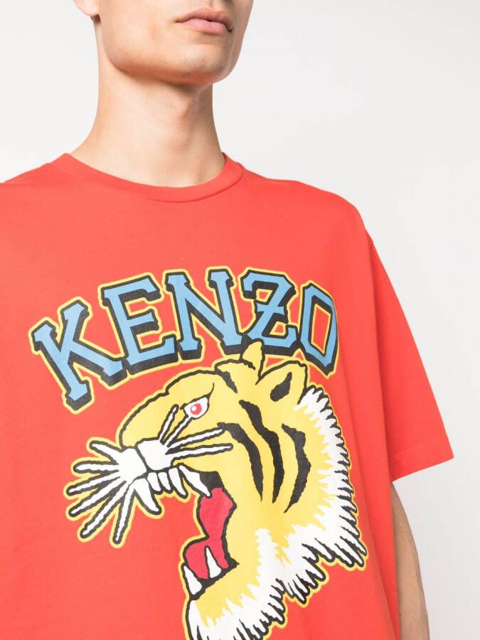 Kenzo T-shirt met logoprint Rood