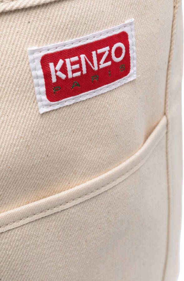 Kenzo Shopper met logoprint Beige