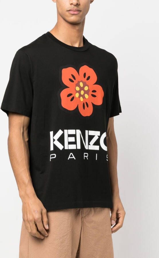 Kenzo T-shirt met logoprint Zwart