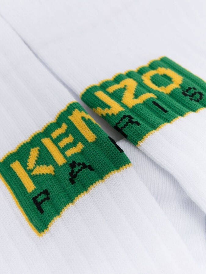 Kenzo Sokken met logoprint Wit