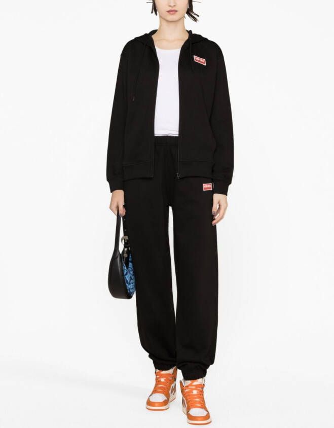 Kenzo Hoodie met logoprint Zwart